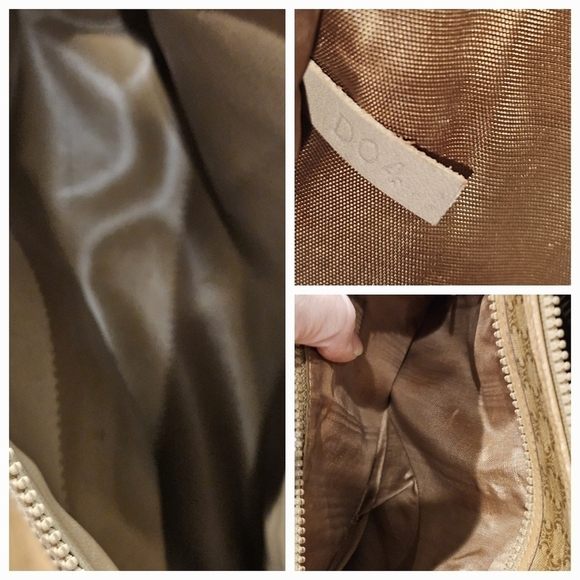 Céline Macadam Monogram Vintage Coated Canvas Clutch with Strap & Twilly Added - Picture 3 of 16